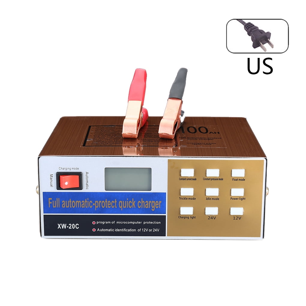 110/220V Car Ebike Lead Acid Lithium Pulse Battery Charger Plug Repair