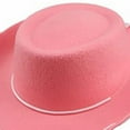 thumbnail image 4 of iHPH7 Wide Brim Hats for Women Cowgirl Accessories Cowboy Hats for Women Cowgirl Accessories for Women Country Concert Outfits for Women, Pink One Size, 4 of 4