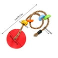 thumbnail image 6 of Kids Climbing Rope & Swing Set, Outdoor Play Equipment with Adjustable Straps, Tree Swing & Disc Seat, Durable Physical Activity Toy for Backyard Fun, 6 of 6