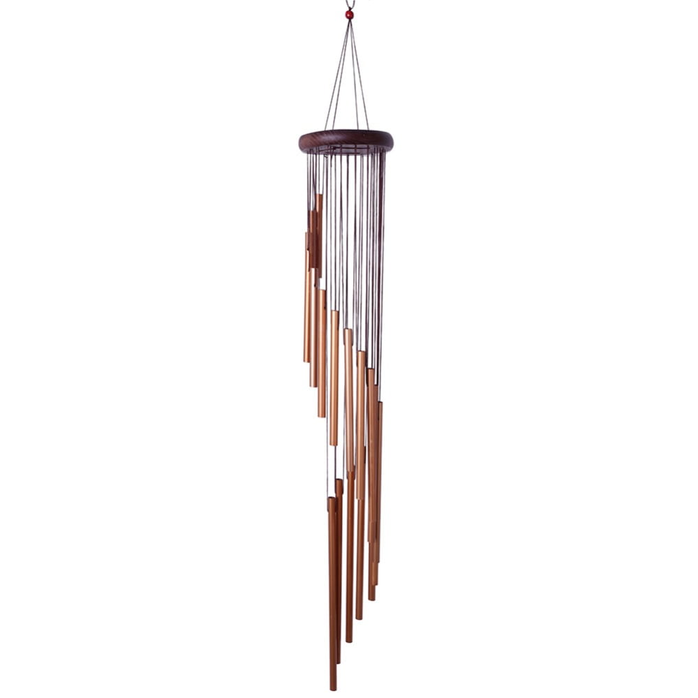 iMeshbean 18 Copper Tubes Wind chime Chapel Bells Windchime Door Hanging Home Decoration,Color