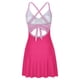 thumbnail image 5 of Trajes de Baño para las Mujeres, Traje de Baño Empujar Arriba Traje de Baño con Corte Cuello en V Linda Corbata Nudo Falda Patchwork Bikini Set, Trajes de Baño Modestos para las Mujeres, 5 of 8