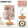 thumbnail image 2 of Yayeee Table Lamp for Bedroom Nightstand LED Portable Bedside Warm Light, Light Pink Gingerbread Houses, 2 of 7