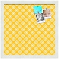 thumbnail image 2 of PinPix 16x16 Custom Cork Bulletin Board Yellow Flowers Poster Board Has a Fabric Style Canvas Finish, Framed in Yellow Flowers, by ArtToFrames (PinPix-268), 2 of 6