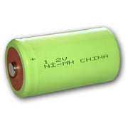 Exell 1.2V 8000mAh NiMH D Rechargeable Battery Button Top Cell