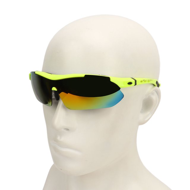 Gafas de Sol Deportivas Gafas de Sol Polarizadas para Ciclismo a Prueba de Viento para Deportes de Equitación para Hombres y Mujeres con 5 Lentes Intercambiables para ANGGREK Otros