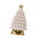 thumbnail image 4 of Adorno de mesa en miniatura para árbol de Navidad, accesorio para fotografía de boda, artesanía de resina de escritorio, estatua navideña Blanco, 4 of 8