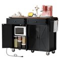 thumbnail image 4 of Farmhouse Style Kitchen Island with Brown Wood Grain / Enhance Culinary Experience, 4 of 5