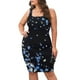 thumbnail image 5 of Vestido sexy con tirantes de talla grande con cuello redondo estampado informal a la moda para mujer Fridja  qw1447, 5 of 8