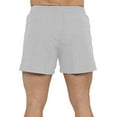 thumbnail image 3 of Men's Casual Shorts Graphic Shorts for Men Summer Wear for Men Sweatpants Tripe Mens Size 30 Slim Fit Designer Floral Sports Male Summer Grey L, 3 of 5