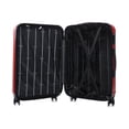 thumbnail image 5 of TUCCI ITALY Lustria Hardside Spinner Luggage 3-Piece Set 20/24/28", Scratch Resistant, Lightweight - Red, 5 of 8