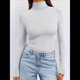 thumbnail image 5 of Camisetas de Larga para Mujer, Ropa Interior Térmica Básica de Otoño, Ropa de Invierno 4XL, 5 of 10