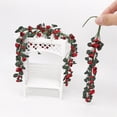 thumbnail image 5 of Fairnull 1/12 Miniature Faux Rose Flower Garland DIY Doll House Garden Landscape Ornament, 5 of 9