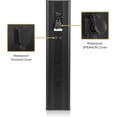 thumbnail image 4 of Sound Town Weather-Resistant Compact Aluminum Line Array Column Speaker with Wall Mount Bracket, 4 x 3 Woofers, 2 x 1.2 Dome Tweeters, Black, for Church, Indoor & Outdoor Installation (CARPO-M42B), 4 of 8
