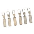 thumbnail image 4 of Zipper Pull Tab Clothes Accessories 6Pcs Bags Zipers Metal Substitute Wallets Replacement Diy Zipper Head Zippers, 4 of 8