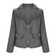 thumbnail image 5 of Blazers para las Mujeres Negocios Casual Manga Larga Solapa Cremallera Slim Fit Blazer de Trabajo, Chaqueta de Oficina Blazers de Negocios de las Mujeres, 5 of 7