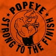 thumbnail image 2 of Popeye Strong To The Finish Flexing Unisex Plus Size Graphic Tee Brisco Brands 3X, 2 of 4