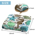 thumbnail image 4 of 24" Tropical Fish Floor Seat Pad Fluffy & Resilient Zabuton Cushion for Yoga & Meditation, 4 of 4