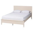 thumbnail image 3 of Baxton Studio Primrose Ivory Fluted Wood Queen Size 4-Piece Bedroom Set, 3 of 6
