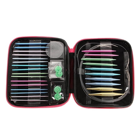 13 Sizes/Set Interchangeable Aluminum Circular Knitting Needle Sets 2.75mm-10mm