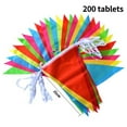 thumbnail image 1 of Multi Colour Banner Bunting Party Event Home Garden Decoration, 1 of 9