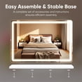 thumbnail image 4 of CONCETTA 22-inch × 32-inch LED Illuminated Makeup Mirror with Built-in lights, Small Smart Touch-Controlled Makeup Mirror with Adjustable lighting, 4 of 8