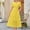 Yellow, variant on Aobny Tummy Control Sexy Dresses for Women Going Out Cotton Pink A-Line Eyelet Midi Short Sleeve Vacation Dresses