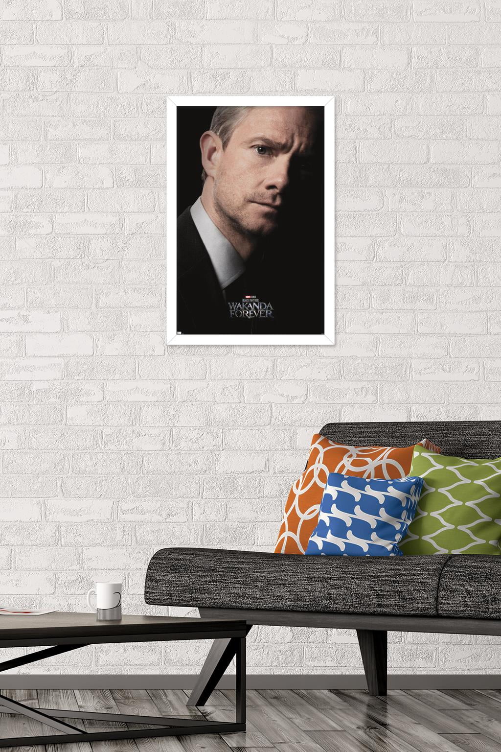 Marvel Black Panther: Wakanda Forever - Ross One Sheet Wall Poster, 14.725" x 22.375" Framed