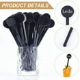 thumbnail image 5 of 100Pcs Cocktail Swizzle Sticks 7.3 Inches Long Plastic Drink Stirrers Beverage Stirrers Lolipop Stick for Christmas Party Drinks Mixing Rod for Bar Cafes Restaurants Home Wedding (Black) DIY Making, 5 of 6