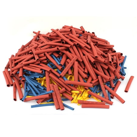 Shrink Wrap Kits - Unique Bargains 900Pcs 3mm/3.5mm/6mm 2:1 Heat Shrink Tube Sleeving Wrap Wire Kit 3 Sizes