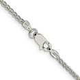 thumbnail image 3 of 925 Sterling Silver Spiga Wheat Chain Styles Necklace 1.75 mm Round 16 inch, 3 of 4