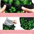 thumbnail image 4 of Saint Patrick's Day Foldable Car Trash Bin with Lid, Leak-Proof Mini Trash Can, Hanging Storage Bag for Car, 4 of 6