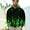 Green A, variant on Oversized Hoodie Flame Printing Long Sleeve Pullover Sweatshirts Men and Women Fashion Tops with Front Pocket