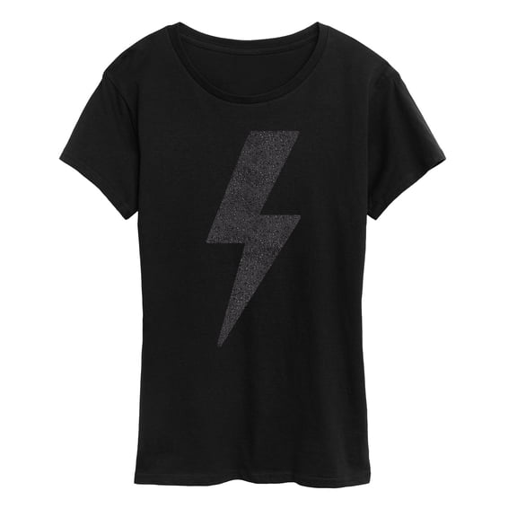 Instant Message - Lightning Bolt Sparkle - Women's Short Sleeve Graphic T-Shirt