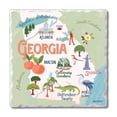 thumbnail image 3 of Thirstystone Georgia State Attractions Tumbled Tile Coaster 4 Pack, 3 of 8
