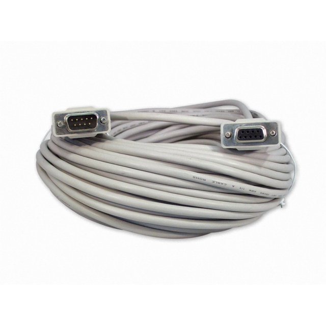 Cable de extensión YCS basics de 100 pies DB9 de 9 pines Serial RS232 M/F