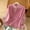 Hot Pink, variant on Cotton Blend Tops for Women Single Breasted Beach Top Embroidered Shirts Peasant Blouses for Women Gauze Tops for Women Cotton Button Down Graphic Shirt Gauze Tunic Tops for Women Purple M