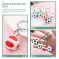 thumbnail image 4 of Football Keychains Soccer Pendants with Hanging Decorations 12Pcs Set, 4 of 4