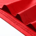 thumbnail image 5 of NOLDARES Men's Baggy Solid Color Crew Neck T Shirts - Casual Stylish Fitted Stretch Tees for Men(Red,L), 5 of 8