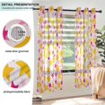 thumbnail image 3 of Yayeee Window Curtains Set of 2 for Living Room Light Filtering 63"x42", Light Pink Stars, 3 of 7