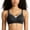 Black, variant on Women's No Underwire Bras Breathable Full Coverage Tshirt Bra Wireless Mesh Stitching Bras Push Up Seamless Everyday Bra Red XXL