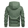 thumbnail image 3 of Donemore Men's Windproof Hooded Jacket with Adjustable Hood and Multiple Pockets Urban Outdoor Functional-Design Casual Coat, 3 of 3