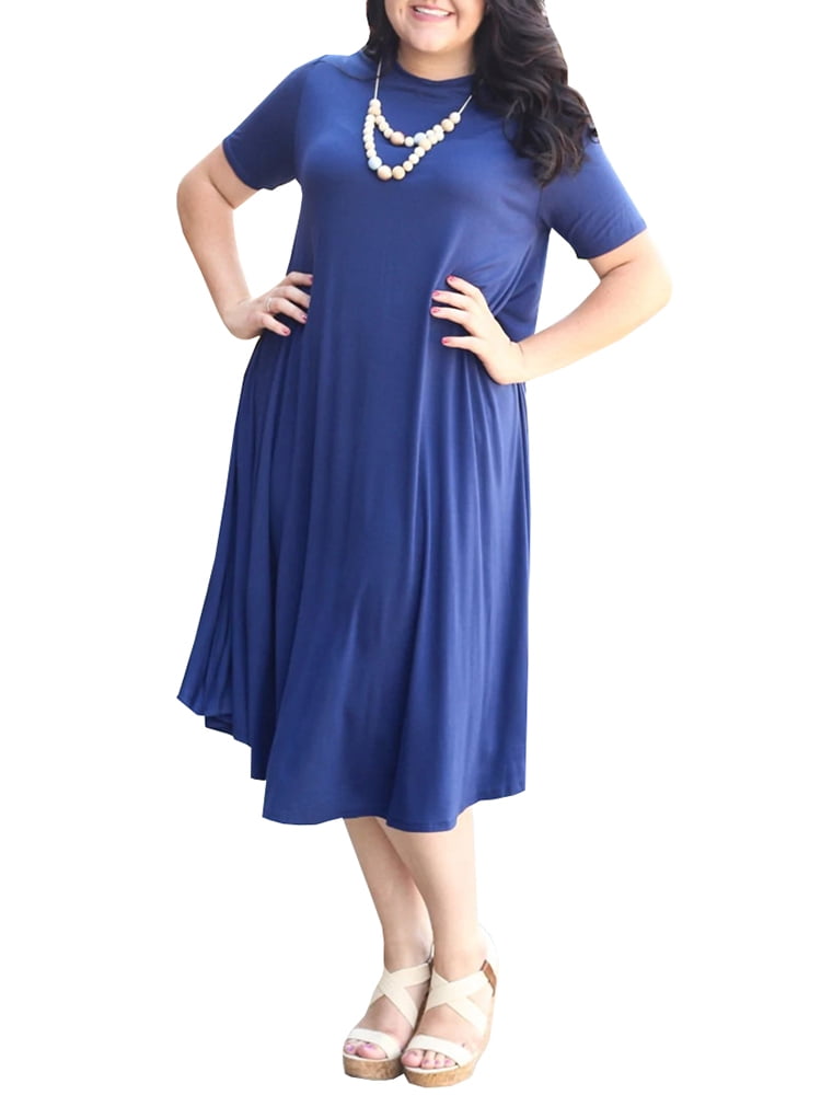 plus size dresses at walmart
