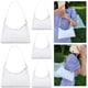 thumbnail image 4 of Bolso Mano PU A La 5 Uds Hombro Elegante para Mujer Color Blanco, 4 of 9