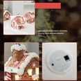 thumbnail image 3 of Figura Colgante de Casa Navideña Iluminada, Decoración para árbol de Navidad, Decoración para árbol de Navidad para Interiores, Festivales, Restaurant Estilo A, 3 of 8