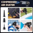 thumbnail image 3 of Car Vacuum Cleaner Cordless with Battery Display, 23000PA Mini Handheld Vacuum Cleaner, 4-in-1 Compressed Air Duster & Air Blower & Pump Hand Held Va, 3 of 7
