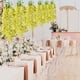 thumbnail image 4 of Guirnalda de flores artificiales de color lila | Enredaderas de plástico multicolor de 80 cm | Decoración para arcos y techos de bodas | Decoración para fiestas en casa, oficina y jardín | 1 unidad, 4 of 6