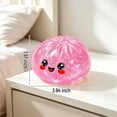 thumbnail image 2 of Glitter Dumpling Squishy Toys with Steamer, 8.5cm Large Shimmer Bao Stress Relief Fidget Toy for Desktop Decor, Novelty Gift & Party Favors, 2 of 6