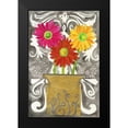 thumbnail image 2 of Smith, Kaeli 11x14 Black Modern Framed Museum Art Print Titled - 3 Tin Flowers, 2 of 5