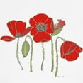 thumbnail image 3 of CafePress - Red Poppies Art Baseball Jersey - Cotton Baseball Jersey, 3/4 Raglan Sleeve Shirt, 3 of 4