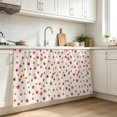 thumbnail image 3 of Maple Leaves Sink Skirt Curtain 32''x55'', Famrhouse Botanical Rutsic Fall Cream Cabinet Door Curtain Pantry Utility Curtains, Bathroom Kitchen Laundry Privacy Drape Waterproof Dishwasher Curtains, 3 of 9
